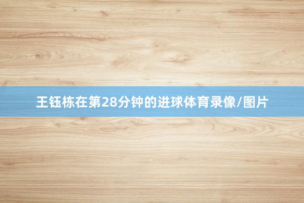 王钰栋在第28分钟的进球体育录像/图片