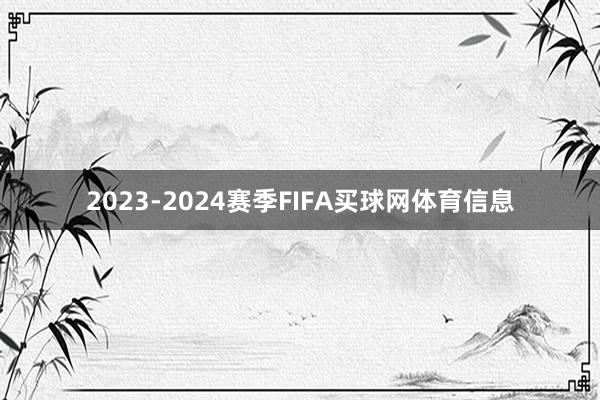 2023-2024赛季FIFA买球网体育信息