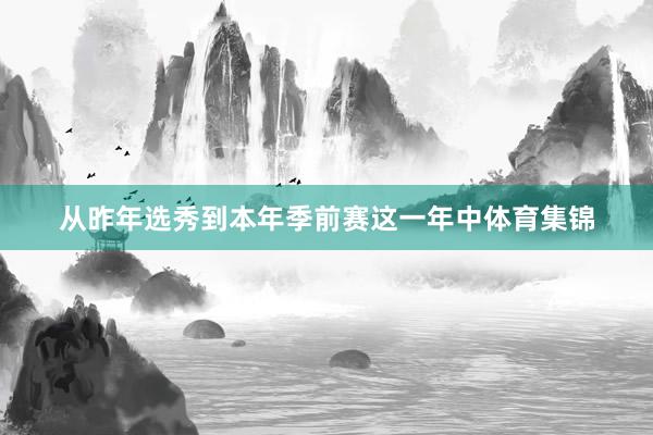 从昨年选秀到本年季前赛这一年中体育集锦