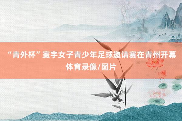 “青外杯”寰宇女子青少年足球邀请赛在青州开幕体育录像/图片