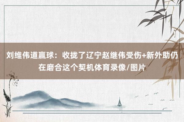刘维伟道赢球：收拢了辽宁赵继伟受伤+新外助仍在磨合这个契机体育录像/图片