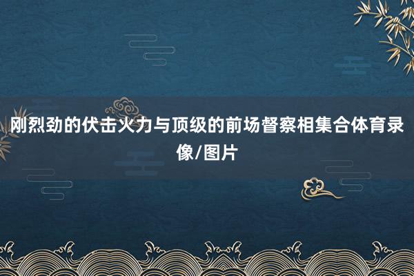 刚烈劲的伏击火力与顶级的前场督察相集合体育录像/图片